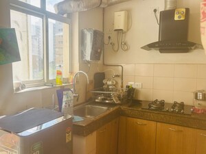 Kitchen in 3.5 BHK Apartment at Unitech Uniworld Downtown, Rajarhat – for Rent