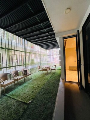 Balcony in 4 BHK Builder Floor at Sector 56 – for Rent