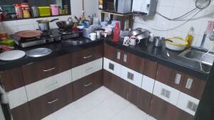 Kitchen in 1 BHK Apartment at Sethia Imperial Avenue, Malad East – for Rent