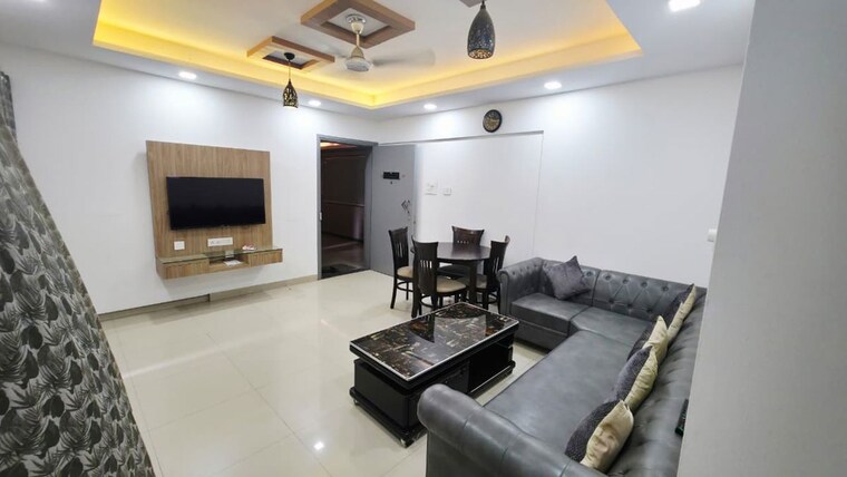 Living Room, brahma-f-residences 2 Bedroom 1200 Sq.Ft. Apartment In Kalyani Nagar Pune 10568253