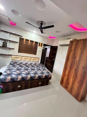 Bedroom in 2 BHK Apartment at Nakshatra Galaxy, Majiwada – for Rent