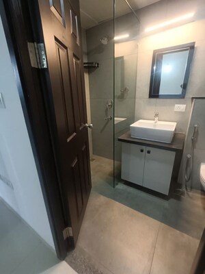 Bathroom in 3 BHK Apartment at Capstone Life Flowing Tree, Allalasandra – for Rent