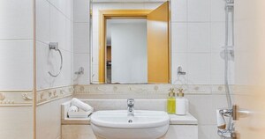 Bathroom in 2 BHK Apartment at Dosti Olive, Balkum Pada – for Sale