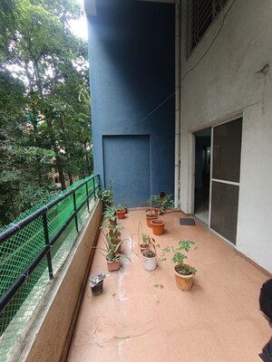 Balcony in 2 BHK Apartment at Shiva Heights, Pimple Saudagar – for Rent