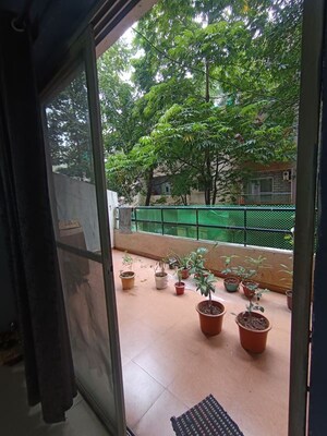 Balcony in 2 BHK Apartment at Shiva Heights, Pimple Saudagar – for Rent