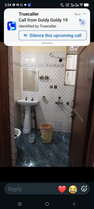 Bathroom in 2.5 BHK Builder Floor at Sector 19 – for Rent