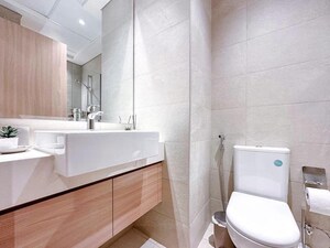 Bathroom in 2 BHK Apartment at Dosti Olive, Balkum Pada – for Sale