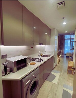 Kitchen in 2 BHK Apartment at Dosti Olive, Balkum Pada – for Sale