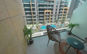 Balcony in 2 BHK Apartment at Dosti Olive, Balkum Pada – for Sale