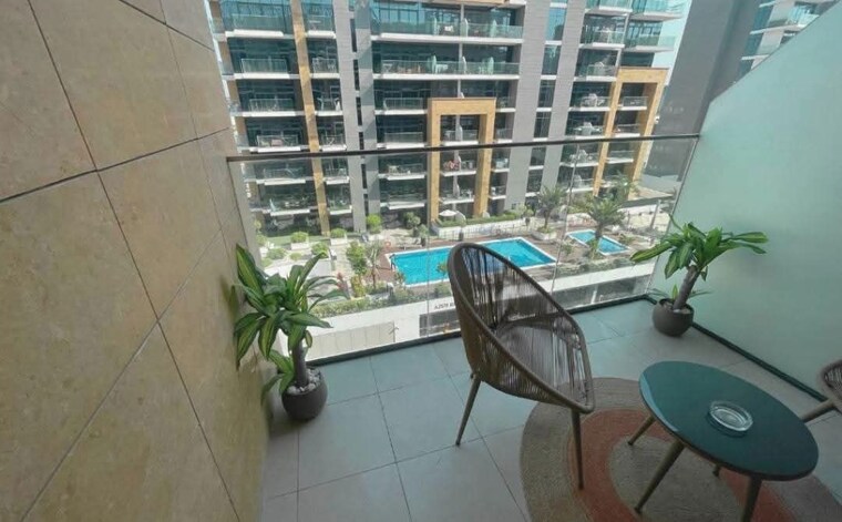 Balcony, dosti-olive 2 Bedroom 734 Sq.Ft. Apartment In Balkum Pada Thane 10568292