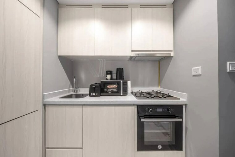 Kitchen, dosti-olive 2 Bedroom 757 Sq.Ft. Apartment In Balkum Pada Thane 10568309