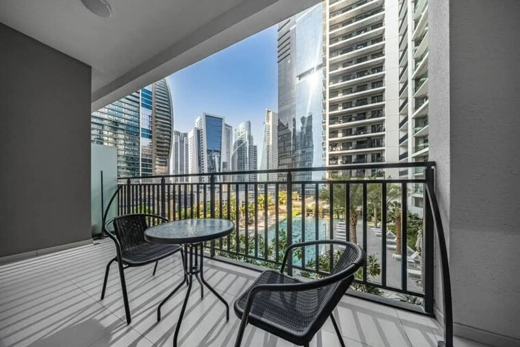 Balcony, dosti-olive 2 Bedroom 757 Sq.Ft. Apartment In Balkum Pada Thane 10568309