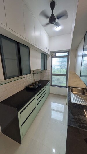 Kitchen in 3 BHK Apartment at Lodha Sterling, Kolshet Road – for Rent