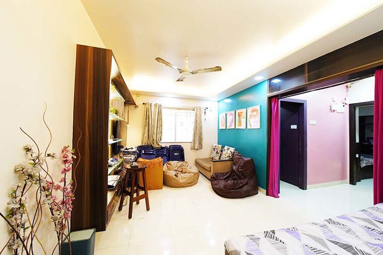 Living Room, siddhivinayak-ginger 2 Bedroom 1000 Sq.Ft. Apartment In Pimple Saudagar Pune 10568334