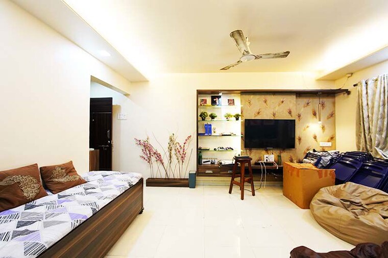 Living Room, siddhivinayak-ginger 2 Bedroom 1000 Sq.Ft. Apartment In Pimple Saudagar Pune 10568334