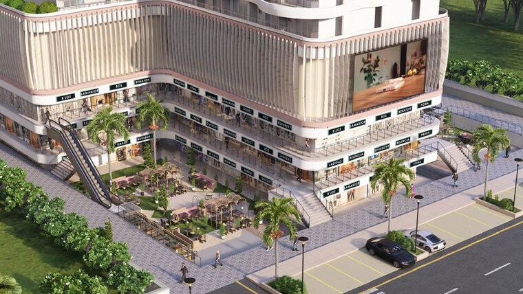 Exterior View, gky-gold-square Commercial Office Space 750 Sq.Ft. In Raj Nagar Extension Ghaziabad 10568333