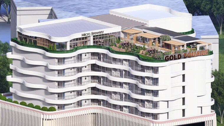 Exterior View, gky-gold-square Commercial Office Space 750 Sq.Ft. In Raj Nagar Extension Ghaziabad 10568333