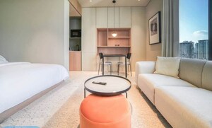 Bathroom in 3 BHK Apartment at Dosti Olive, Balkum Pada – for Sale
