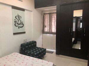 Bedroom in 3 BHK Apartment at Pethkar Samrajya, Kothrud – for Rent