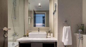 Kitchen in 3 BHK Apartment at Dosti Olive, Balkum Pada – for Sale