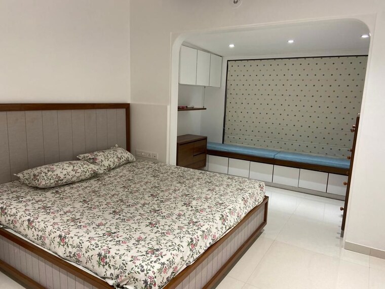 Bedroom, kumar-parisar 3 Bedroom 1600 Sq.Ft. Apartment In Kothrud Pune 10568434