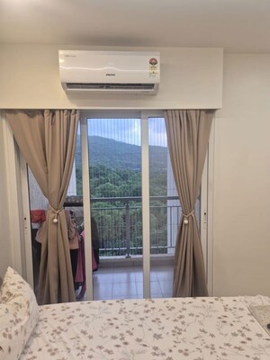 Building Lobby in 3.5 BHK Apartment at VR Bhoomi Acres F Wing, Ghodbunder Road – for Rent