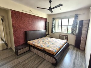 Bedroom in 2 BHK Apartment at Shree Sharanam CHS, Brahmand – for Rent