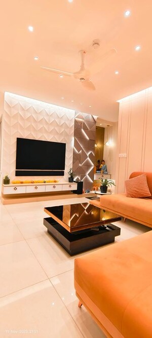 Living Room in 3 BHK Apartment at The Residences at Brigade Tech Gardens, Brookefield – for Sale