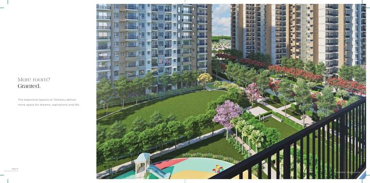 Garden, ganga-tathastu 3 Bedroom 1145 Sq.Ft. Apartment In Sohna Sector 5 Gurgaon 10568534
