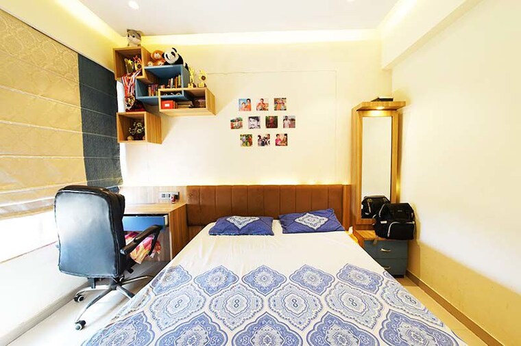 Bedroom, gulmohar-primrose 2 Bedroom 1012 Sq.Ft. Apartment In Wagholi Pune 10568552