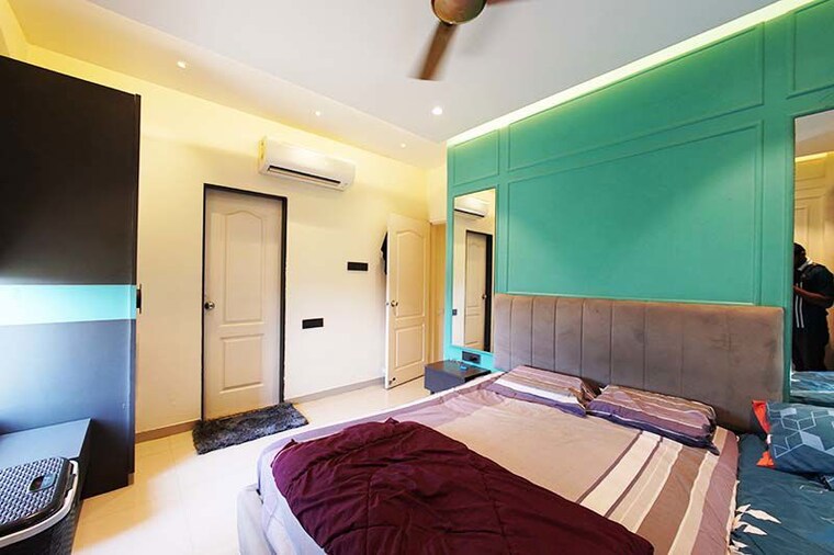 Bedroom, gulmohar-primrose 2 Bedroom 1012 Sq.Ft. Apartment In Wagholi Pune 10568552