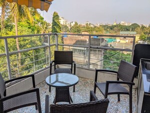 Balcony in 2.5 BHK Apartment at Rambaug Colony – for Rent