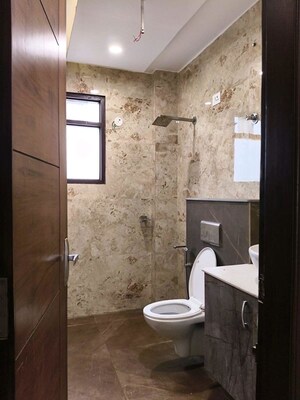 Bathroom in 3 BHK Builder Floor at Palam Vihar Residents Association, Palam Vihar – for Rent
