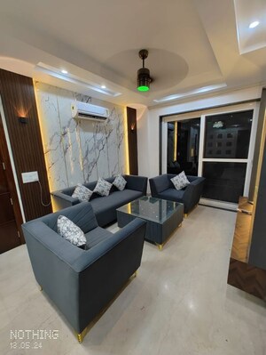 Living Room in 3 BHK Apartment at Sector 15 – for Rent