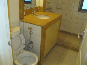 Bathroom in 3 BHK Builder Floor at Palam Vihar Residents Association, Palam Vihar – for Rent