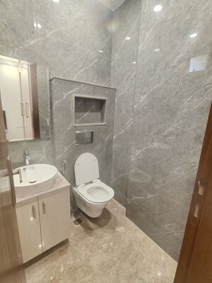 Bathroom in 3 BHK Builder Floor at Shivalik Colony – for Rent