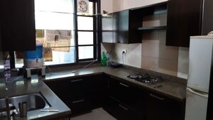 Kitchen in 3 BHK Builder Floor at Ansal Palam Triangle, Palam Vihar Extension – for Rent