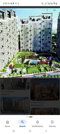3.5 BHK + Servant Room Apartment For Rent in Prateek Edifice