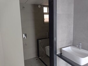 Bathroom in 3 BHK Apartment at Wakad – for Rent