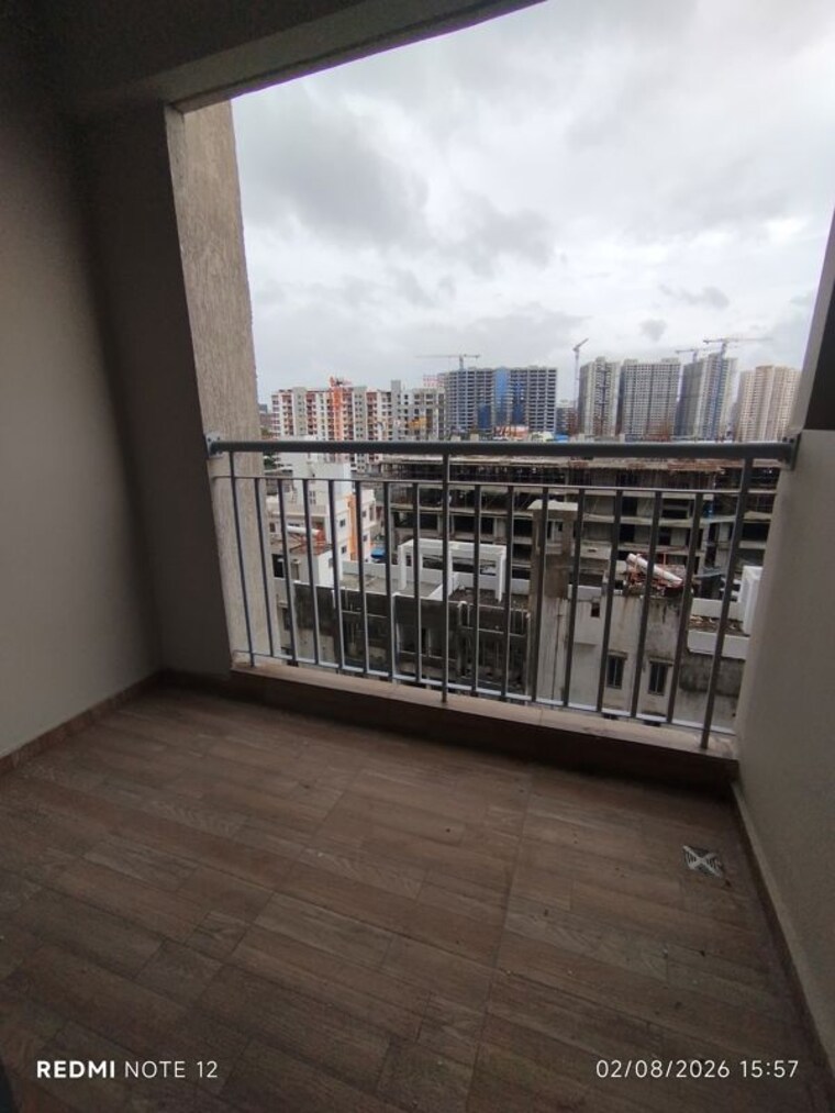 Balcony, mahindra-happinest-tathawade-phase-1 1 Bedroom 800 Sq.Ft. Apartment In Tathawade Pune 10568670