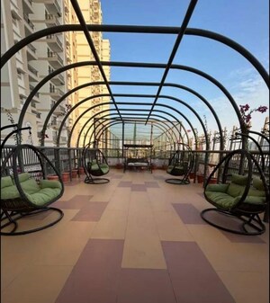 Staircase in 3 BHK Apartment at Malwa Escon Primera, International Airport Road – for Rent