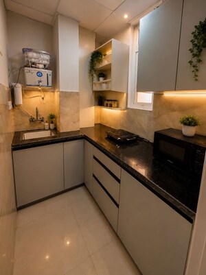 Kitchen in 4 BHK Builder Floor at BPTP Floors, Sector 70 – for Sale