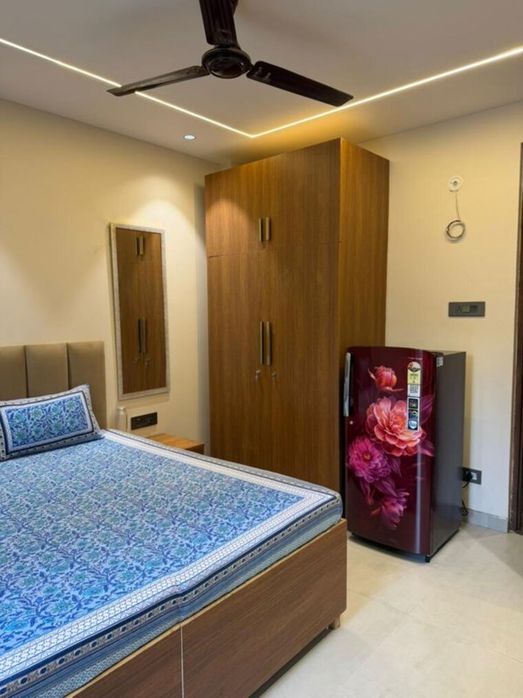 Bedroom, sector 57 1 RK 900 Sq.Ft. Builder Floor In Sector 57 Gurgaon 10568728