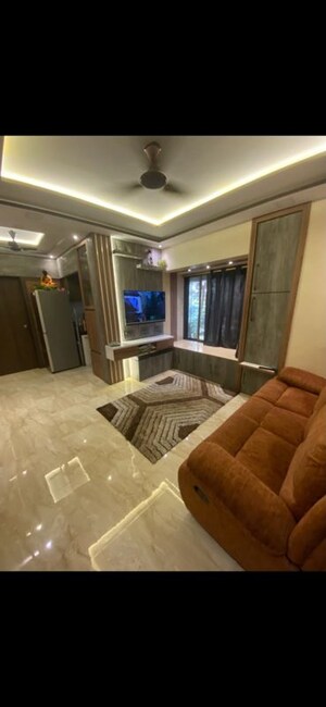 Living Room in 1.5 BHK Apartment at Vrindavan Society Thane West, Vrindavan Society – for Rent