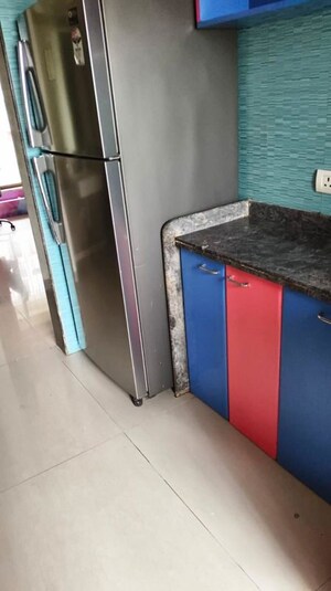 Kitchen in 3 BHK Apartment at Tharwani Rosewood Heights, Kharghar Sector 10 – for Rent