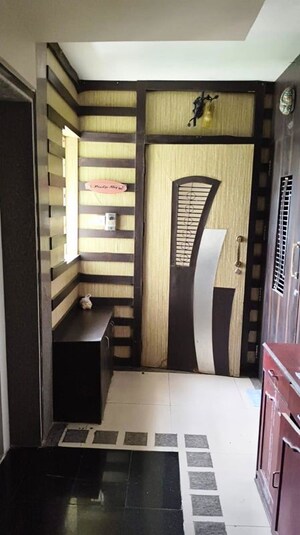 Kitchen in 3 BHK Apartment at Tharwani Rosewood Heights, Kharghar Sector 10 – for Rent