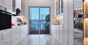 Kitchen in 3.5 BHK Apartment at L And T Rejuve 360, Mulund West – for Sale