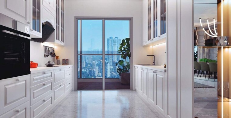 Kitchen, l-and-t-rejuve-360 3.5 Bedroom 1330 Sq.Ft. Apartment In Mulund West Mumbai 10555415
