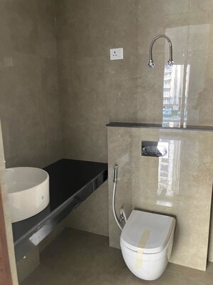 Bathroom in 3 BHK Apartment at Nirala World Estate I, Tech Zone 4 Greater Noida – for Rent