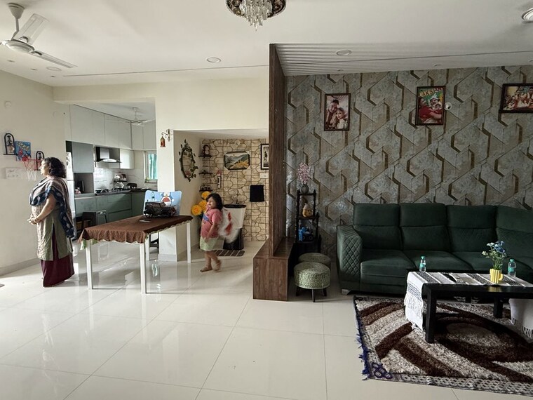 Living Room, gks-zenith 3 Bedroom 1910 Sq.Ft. Apartment In Yapral Hyderabad 10568820